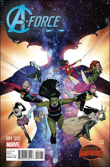 A-Force (2015) issue 1-D Jorge Molina 1:25 Cover