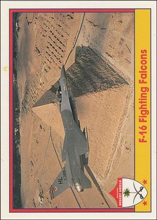 Operation Desert Shield (Base Set) card 69 F-16 Fighting Falcons