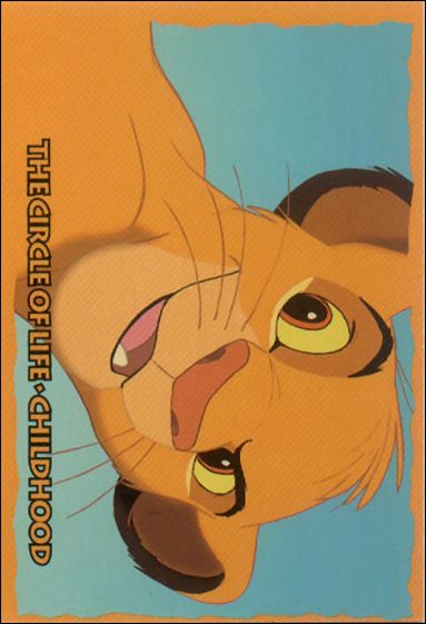 Lion King: Series 1 (Base Set)  card 77 The Circle of Life - Childhood