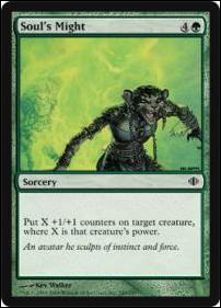 Magic the Gathering: Shards of Alara (Base Set) card 149 Soul's Might