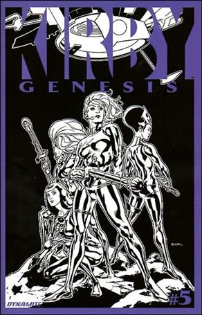 Kirby: Genesis issue 5-C Ryan Sook 1:15 Black and White Cover