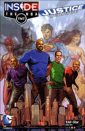 Justice League Goes Inside the NBA All Star Edition 2015 Cover Image 1