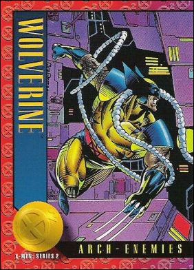 X-Men: Series 2 (Base Set) card 49 Wolverine vs. Omega Red
