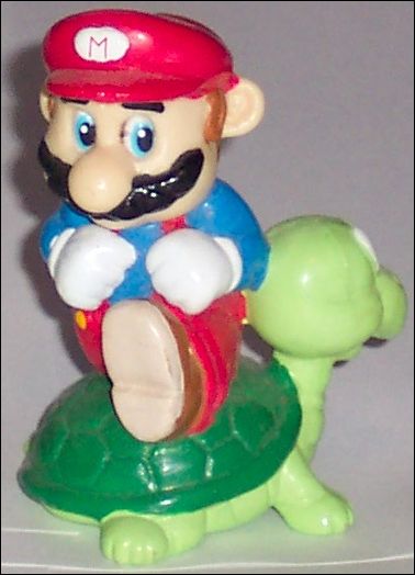 Nintendo Figurines figure 3-B Mario w/turtle (Brown Hair)