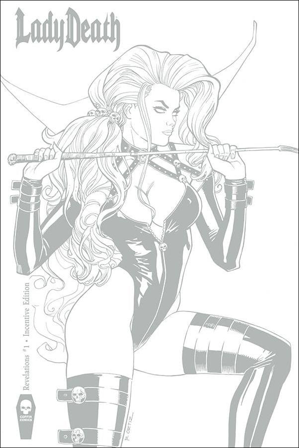 Lady Death: Revelations issue 1-N Richard Ortiz 1:10 Direct Cover