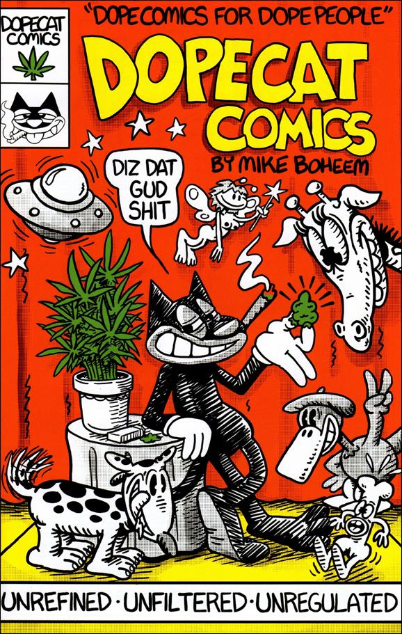Dopecat Comics: Hit Da Blunt issue 1-B Red Variant Cover