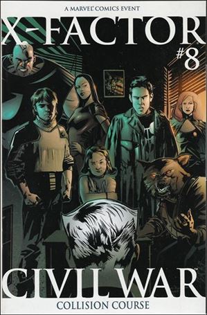 X-Factor (2006) issue 8-B White Border Cover (2nd Printing)