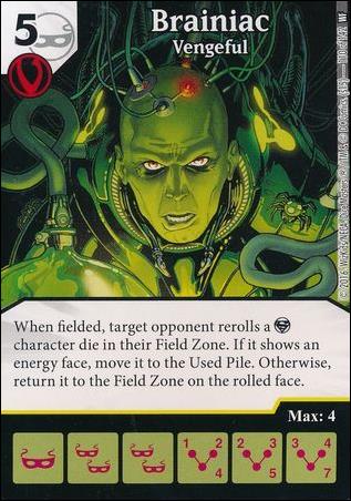 DC Comics Dice Masters World's Finest card 110 Brainiac: Vengeful