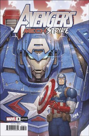 Avengers Mech Strike issue 3-B David Nakayama Cover