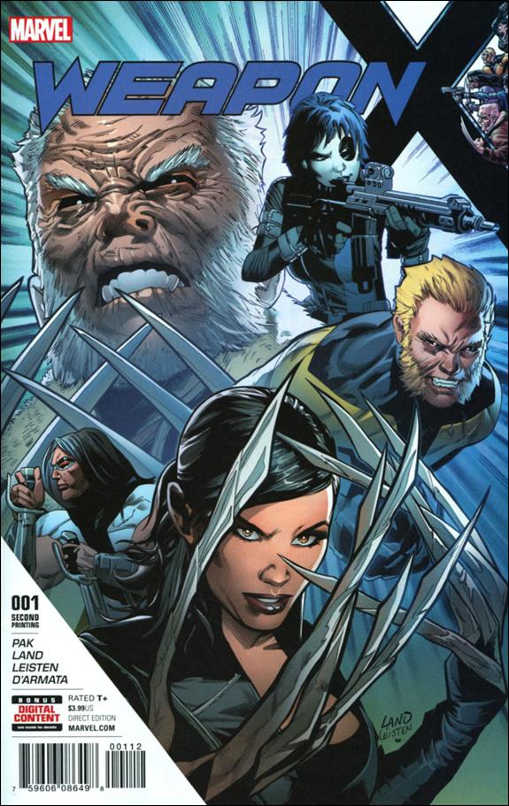 Weapon X (2017) issue 1-G Greg Land Cover (2nd Printing)