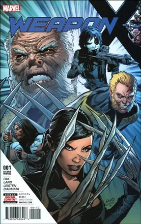 Weapon X (2017) issue 1-G Greg Land Cover (2nd Printing)