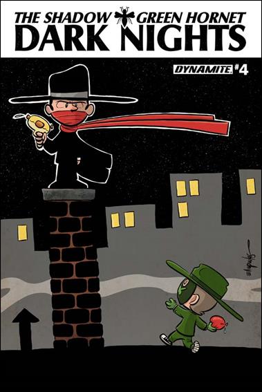 Shadow / Green Hornet: Dark Nights issue 4-C Chris Eliopoulos "Cute" Subscription Cover