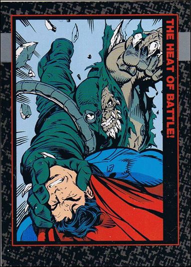 Doomsday: The Death of Superman (Base Set) card 36 The Heat of Battle!