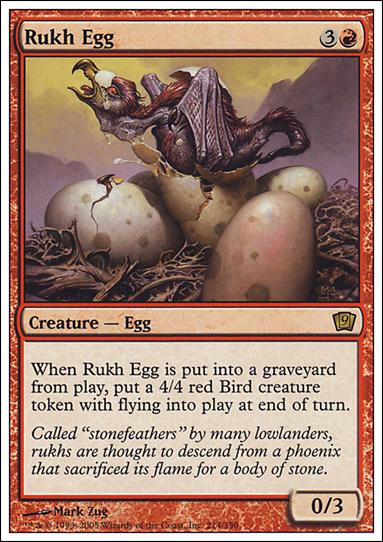 Magic the Gathering: 9th Edition (Base Set) card 214 Rukh Egg
