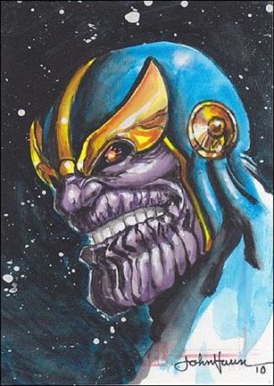 70 Years of Marvel Comics (SketchaFEX Subset) card JH John Haun