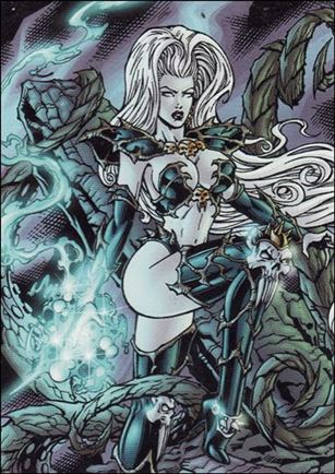 Lady Death and the Women of Chaos!: Love Bites (Base Set) card 2 Demanding Submission