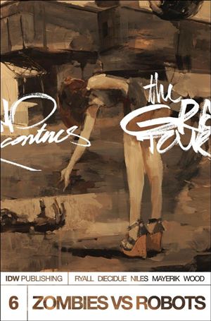 Zombies vs Robots (2015) issue 6 Ashley Wood Cover