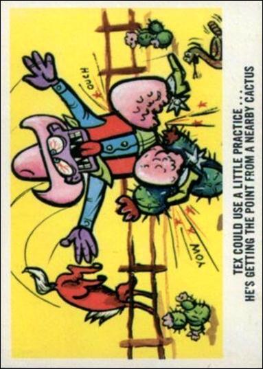 Weird-Ohs (Base Set) card 31 Tex Could Use a Little Practice...
