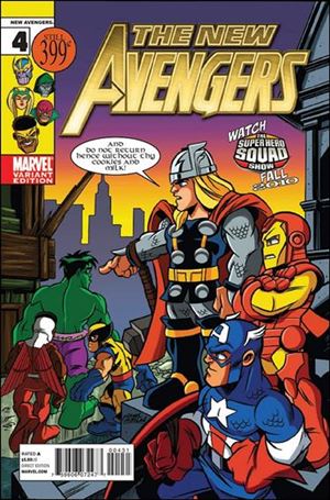 New Avengers (2010) issue 4-B Leonel Castellani 1:15 
