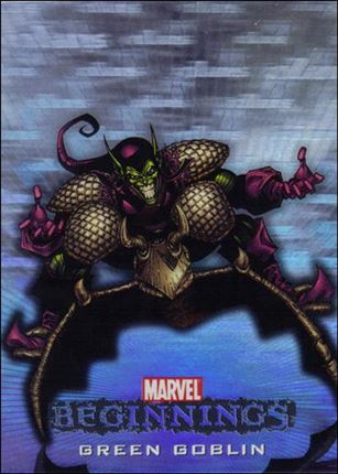 Marvel Beginnings: Series 1 (Marvel Villains Hologram Subset) card H-16 Green Goblin