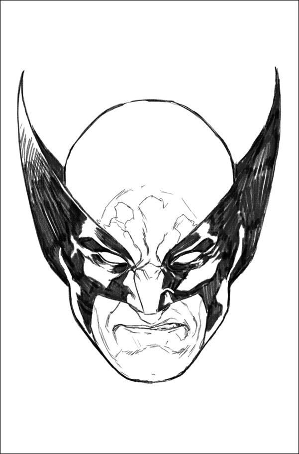Wolverine (2020) issue 45-E Mark Brooks 1:50 Headshot Sketch Virgin Cover