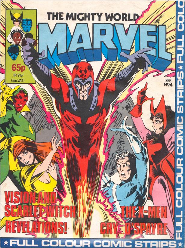 Mighty World of Marvel (UK) (1983) issue 4 Cardstock Cover