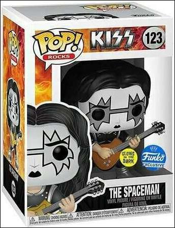 Pop! Rocks figure 123-B The Spaceman (GITD) Funko Exclusive