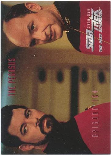 Star Trek: The Next Generation - The Episode Collection Season Seven (Base Set) card 681 The Pegasus, Episode 164-C