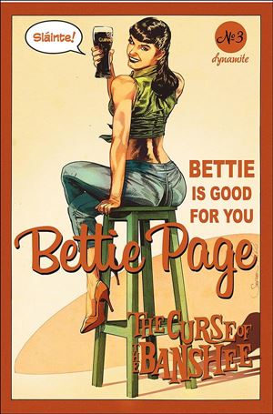 Bettie Page: The Curse of the Banshee issue 3-C Stephen Mooney Cover