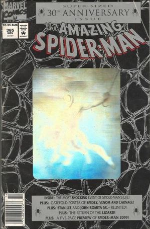 Amazing Spider-Man (1963) issue 365-C Australian Price Cover