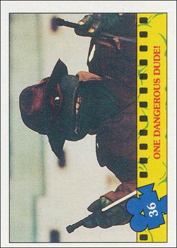 Teenage Mutant Ninja Turtles Movie (Base Set) card 36 One Dangerous Dude!