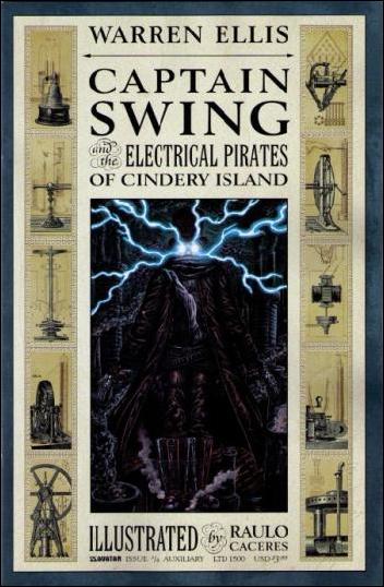 Captain Swing and the Electrical Pirates of Cindery Island issue 2-D Auxiliary Cover 1/1500