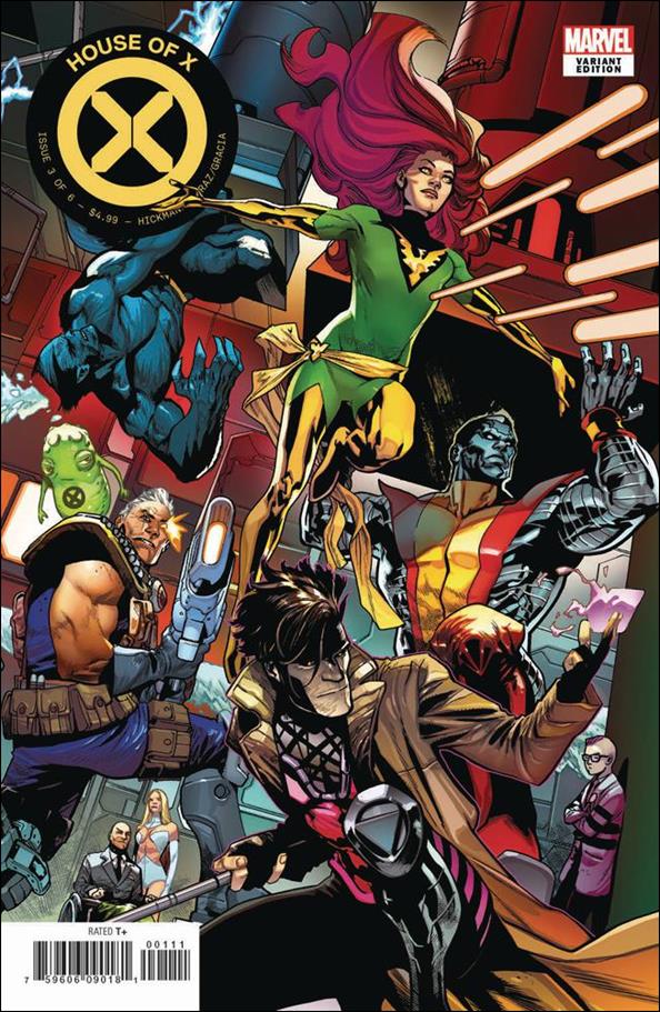 House of X issue 3-E Mahmud A. Asrar Connecting Cover