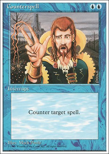 Magic the Gathering: 4th Edition (Base Set) card 65 Counterspell