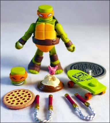 Teenage Mutant Ninja Turtles Minimates (Series 2) figure 3 Sewer Michelangelo
