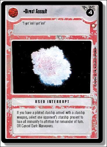 Star Wars: Special Edition Limited (Base Set) card 254 Direct Assault
