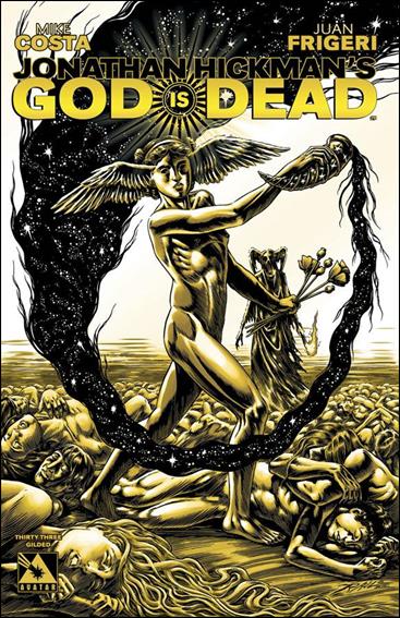 God is Dead issue 33-F Raulo Caceres 1:3 Gilded Cover