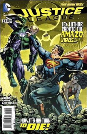 Justice League (2011) issue 37 Jason Fabok Standard Cover