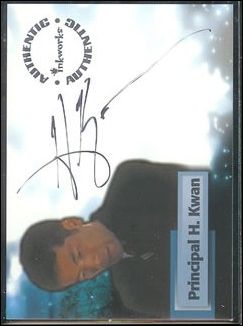 Smallville: Season One (Autograph Subset) card A-5 Prinicipal H Kwan / Hiro Kanagawa