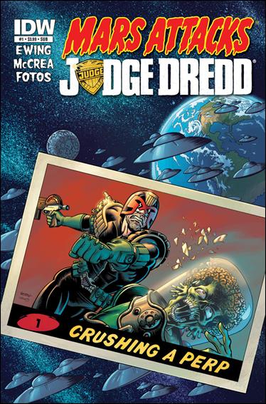 Mars Attacks Judge Dredd issue 2-B Loston Wallace Subscription Cover