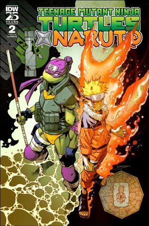 Teenage Mutant Ninja Turtles x Naruto issue 2 Jorge Jiménez Cover