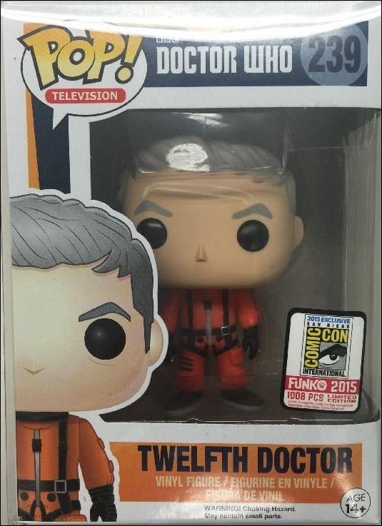 POP! Television figure 239 Twelfth Doctor (Spacesuit) SDCC 2015 1/1008