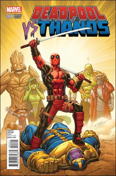 Deadpool vs Thanos issue 4-B Ron Lim Cover