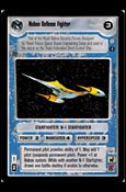 Star Wars: Coruscant Limited (Base Set) card 183 Naboo Defense Fighter