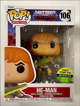 POP! Retro Toys figure 106-B He-Man (2022 Toy Tokyo SDCC Exclusive)