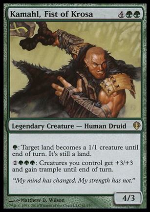Magic the Gathering: Archenemy (Base Set) card 61 Kamahl, Fist of Krosa