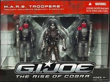 G.I. Joe Movie - The Rise of Cobra (Battle Packs) figure 1 M.A.R.S. Troopers (3 pack)