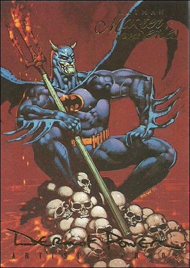 Batman Master Series (Artist Proof Parallel Base Set) card 58 Did the Demon Do It?