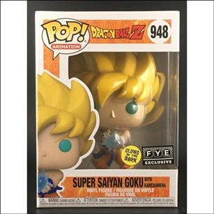 POP! Animation figure 948-B Super Saiyan Goku with Kamehameha GITD FYE