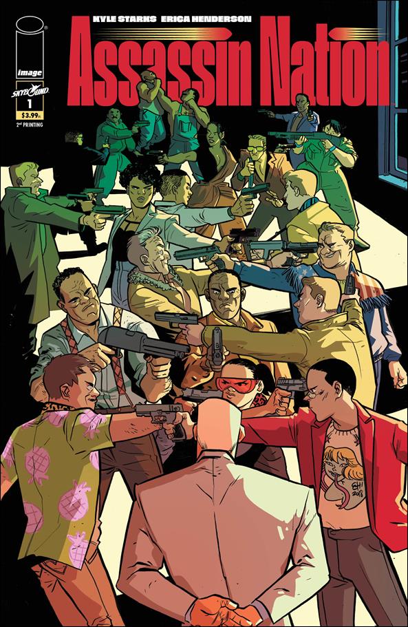 Assassin Nation issue 1-B Second Printing Cover